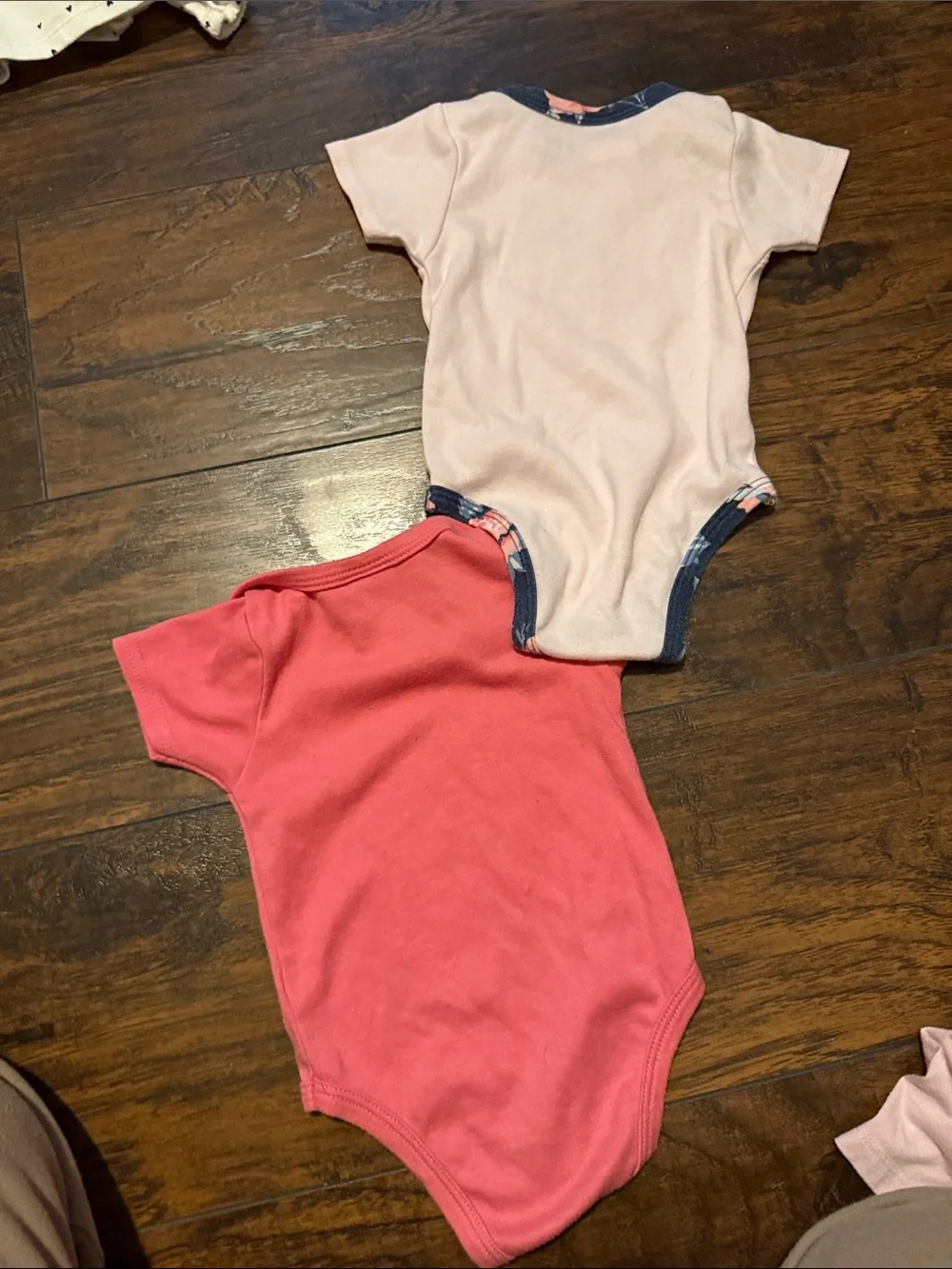 Laura Ashley Baby 6-9 month Onesies hello bunny